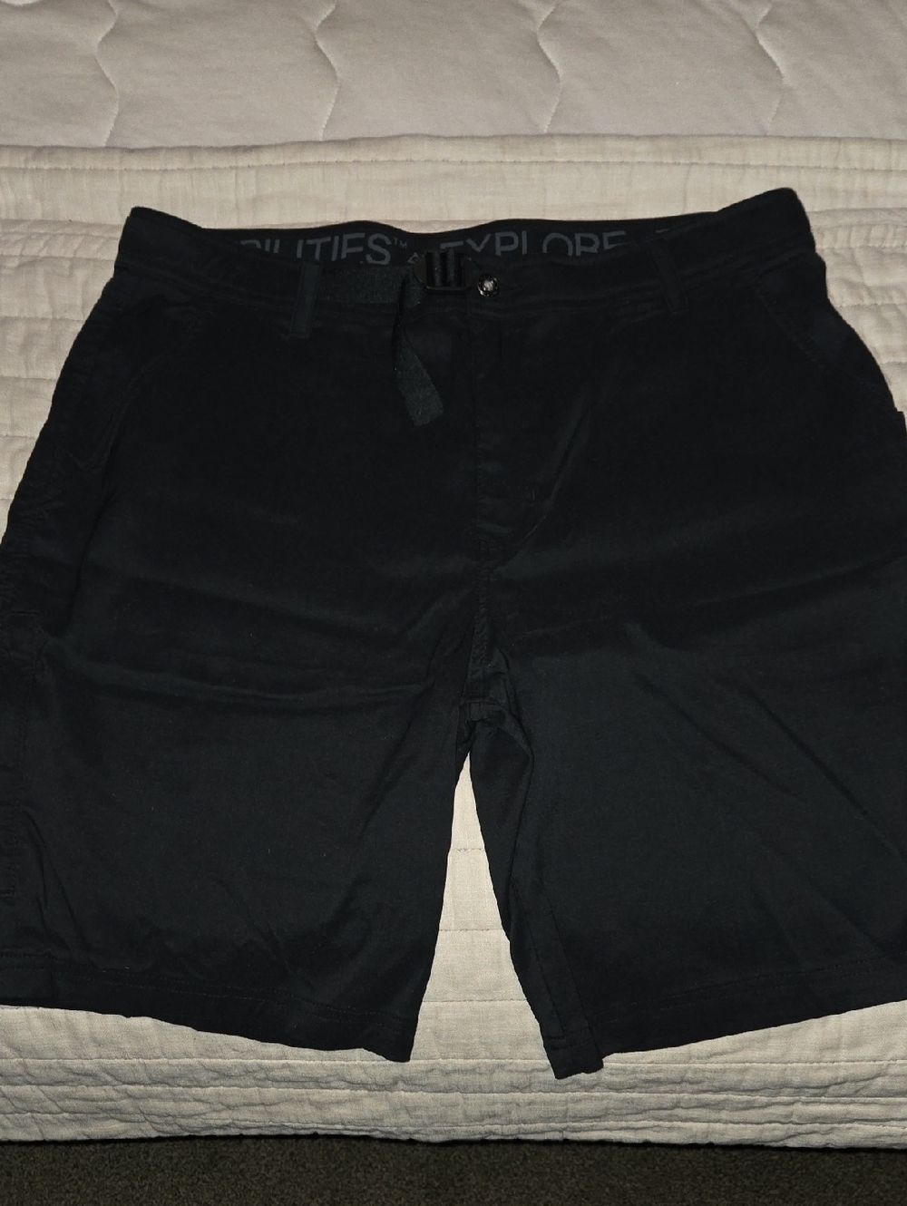 Gerry Men's Black Drawstring Hybrid Shorts